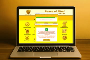 Dashboard showing bill status updates