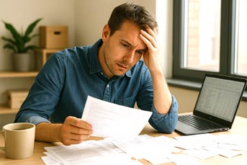 Business owner frustrated with complex software